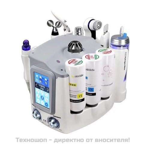 Професионален апарат за водно дермабразио и биолифтинг 6в1 Aquasureh2