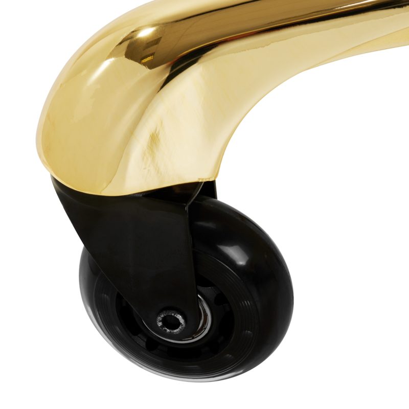 Табуретка Gabbiano Fine Roll Speed златна – снимка 4