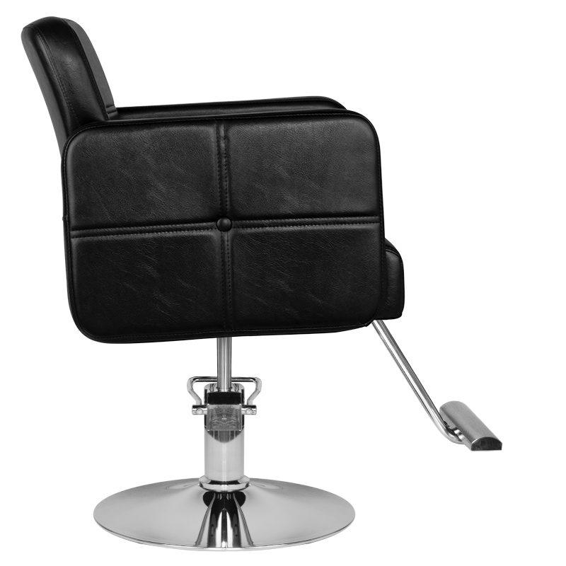 Фризьорски стол - черен Hair System HS10 – снимка 3