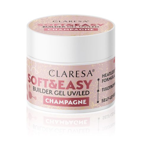 Claresa изграждащ гел Soft & Easy гел шампанско 45гр
