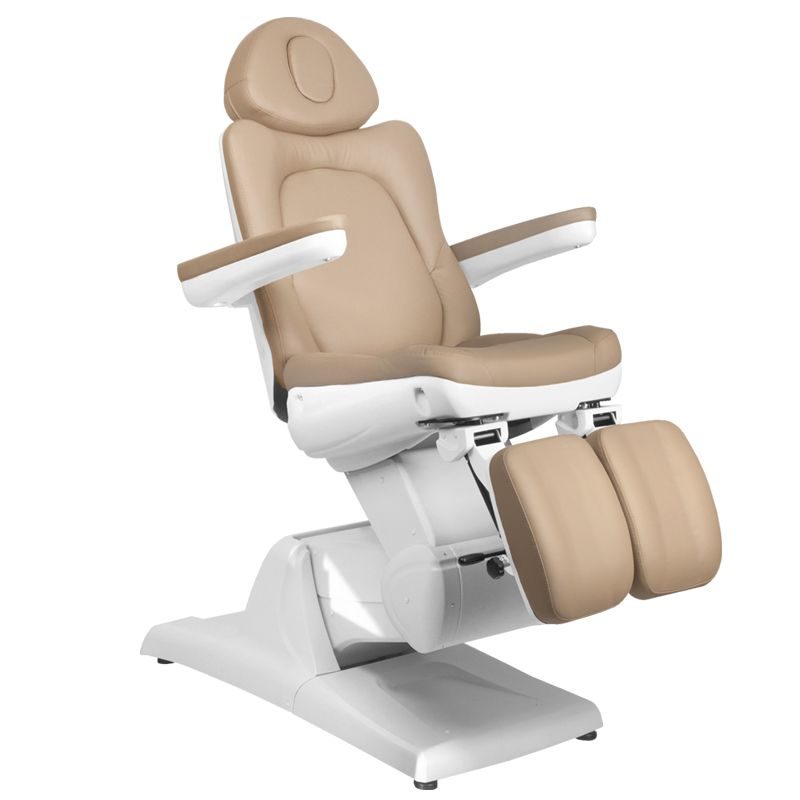 Електрически козметичен стол с 3 мотора - капучинов Azzurro 870S Pedi