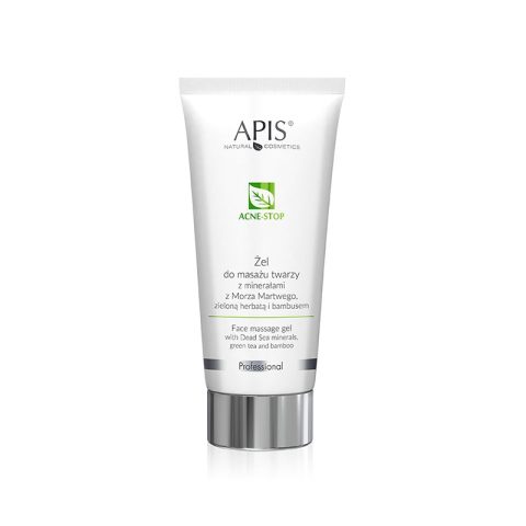 Apis Acne-Stop изглаждащ масажен гел за лице за мазна кожа с минерали от Мъртво море, зелен чай и бамбук