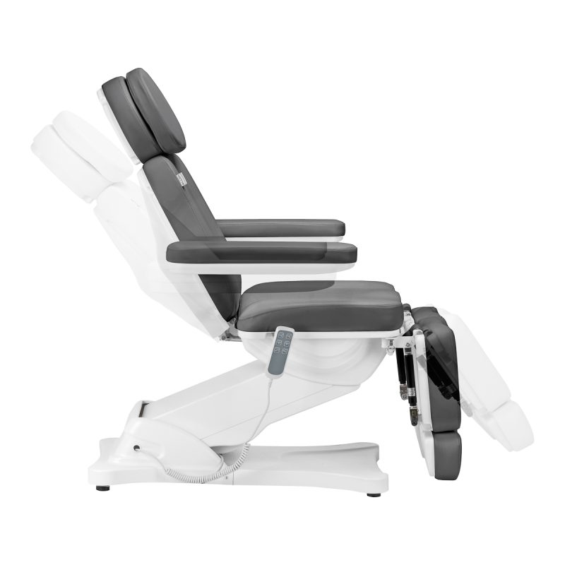 Електрически козметичен стол Sillon Classic 3 мотора люлка сив – снимка 3