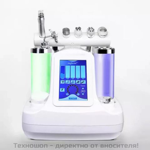 Апарат 6в1 - водно дермабразио, биолифтинг, RF, ултразвук и криотерапия – снимка 3