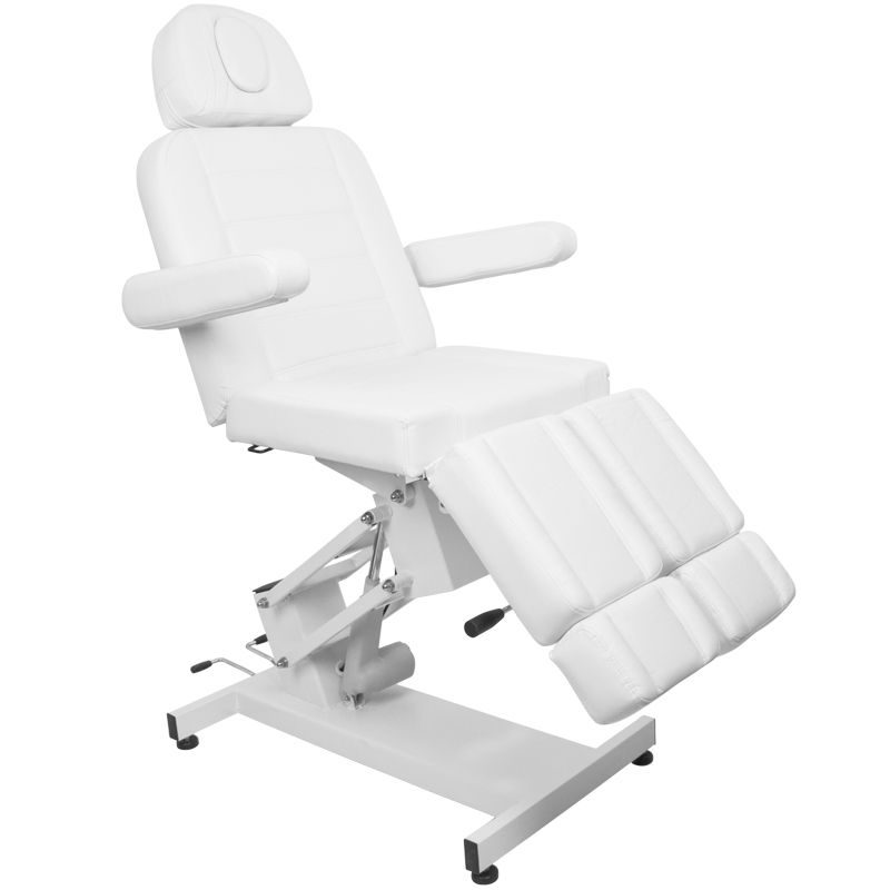 Електрически козметичен стол с 1 мотор - бял Azzurro 708AS – снимка 3
