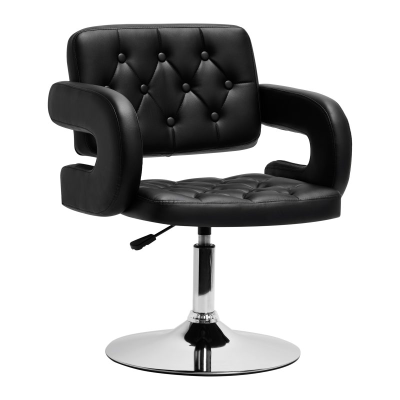 Фризьорски стол Hair System QS-B1801 черен