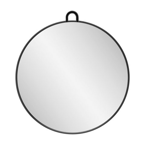 Q-29 кръгло фризьорско огледало черно