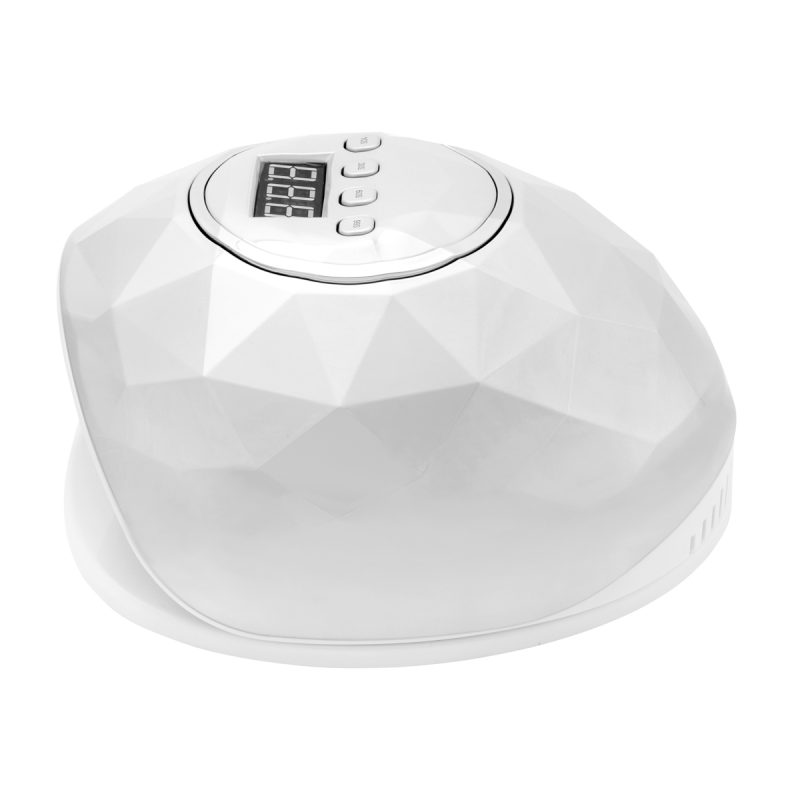 UV LED лампа Shiny 86W бяла/сребриста перла – снимка 4