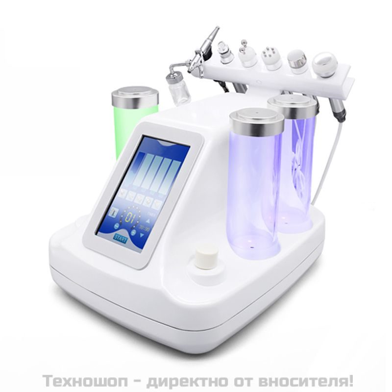 Апарат 6в1 - водно дермабразио, биолифтинг, RF, ултразвук и криотерапия – снимка 8