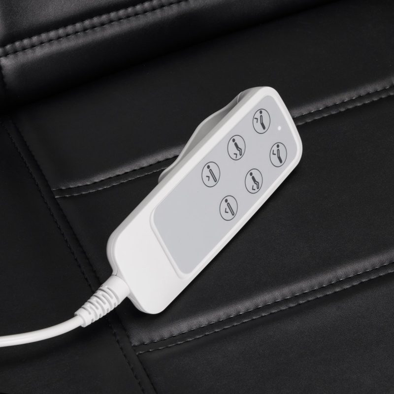 Електрически козметичен стол Sillon Lux 273b 3 мотора черен – снимка 7