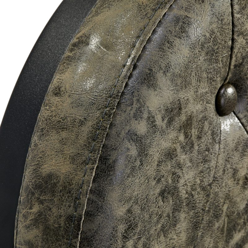 Бръснарски стол Gabbiano President Old Leather зелен – снимка 5