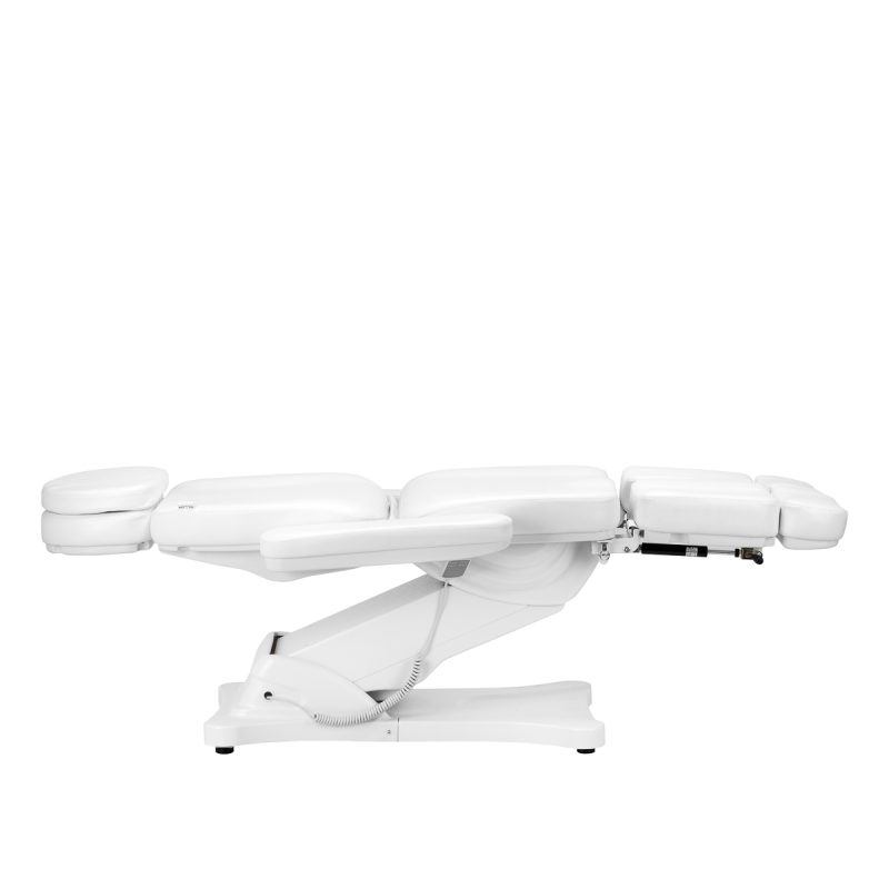 Електрически козметичен стол Sillon Classic с 2 педи мотора, бял – снимка 4