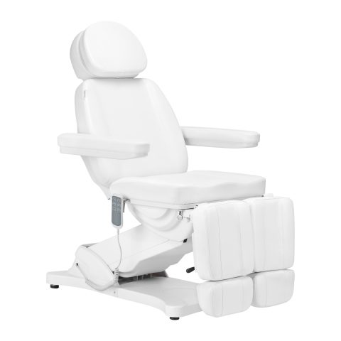 Електрически козметичен стол Sillon Classic 3 мотора люлка бял