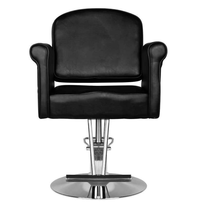 Фризьорски стол - черен Hair System HS69 – снимка 2