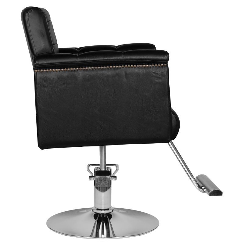 Фризьорски стол - черен Hair System HS48 – снимка 3