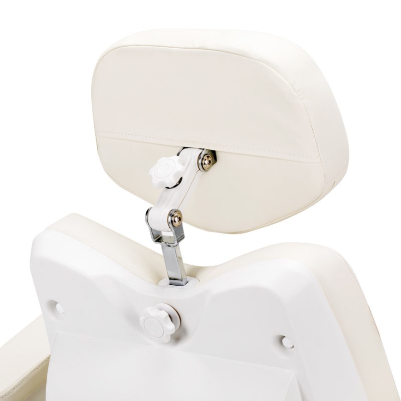 Електрически въртящ се козметичен стол Azzurro 873 Pedi бял – снимка 8