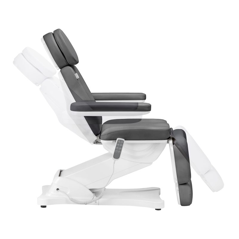 Електрически козметичен стол Sillon Classic 4 мотора с люлка сив – снимка 3