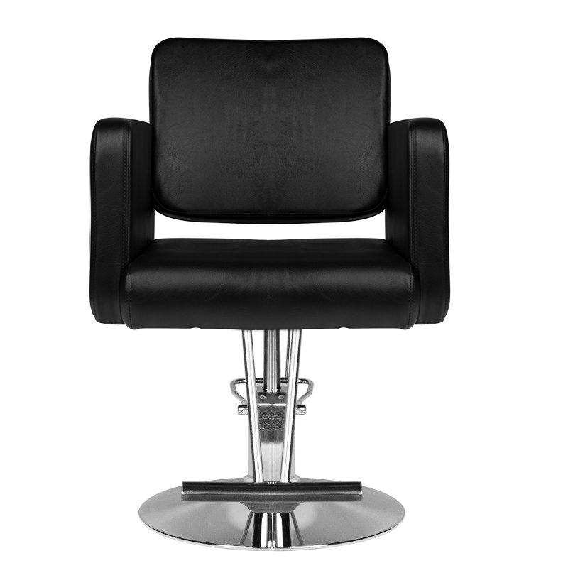 Фризьорски стол - черен Hair System HS99 – снимка 2