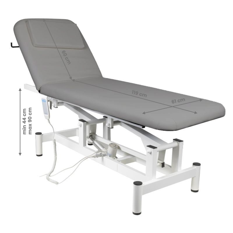 Електрически шезлонг за масаж Sillon 079 1 мотор сив – снимка 6