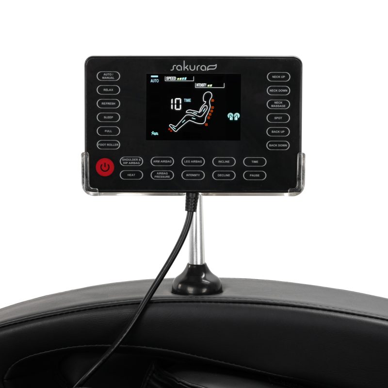 Масажен стол Sakura Standard 801 черен и червен – снимка 10