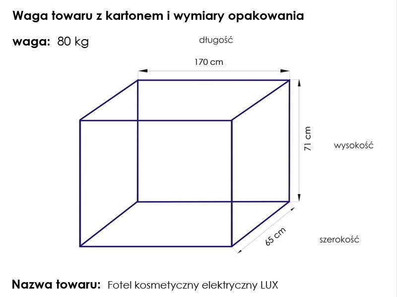 Електрически козметичен стол с 3 мотора - черен Lux – снимка 7