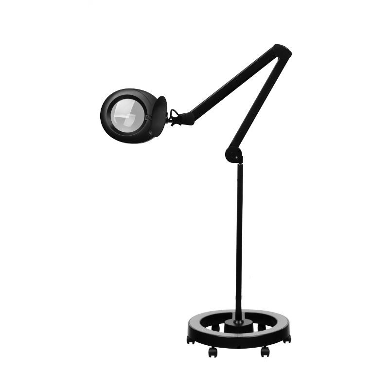 Лампа лупа с поставка Elegante - бяла 6025 60 LED SMD 5D
