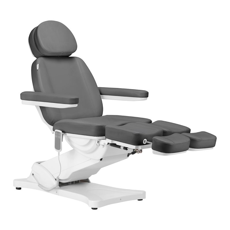 Електрически козметичен стол Sillon Classic 2 мотора сив