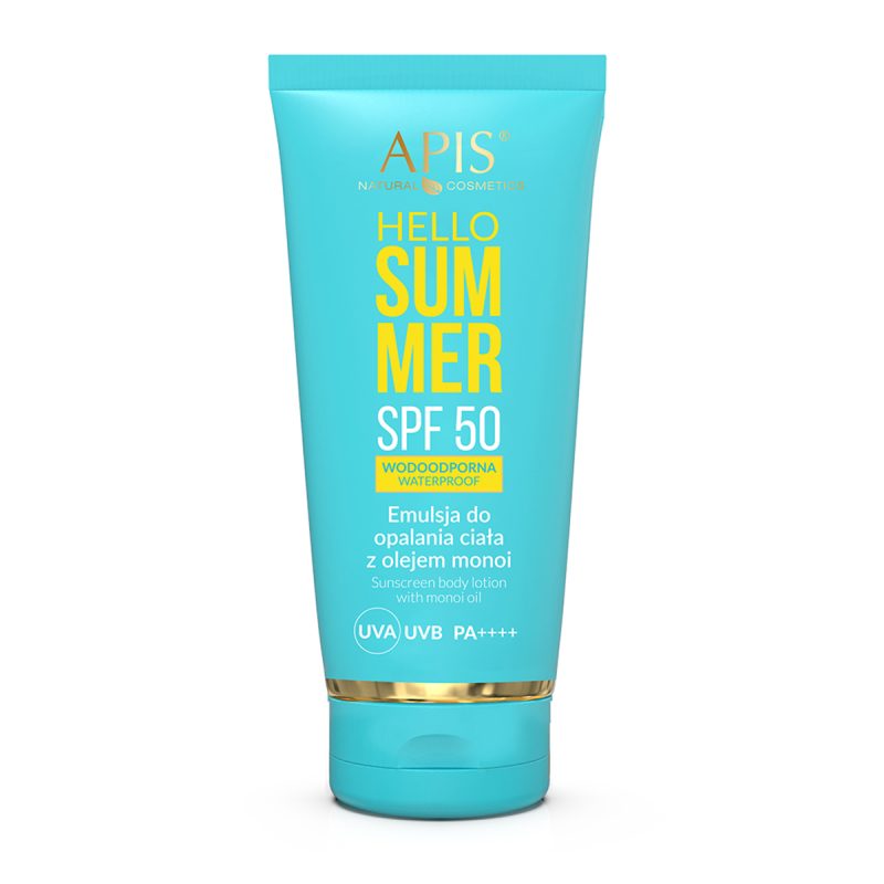 Apis Hello Summer SPF 50 слънцезащитна емулсия с масло от монои 200 мл
