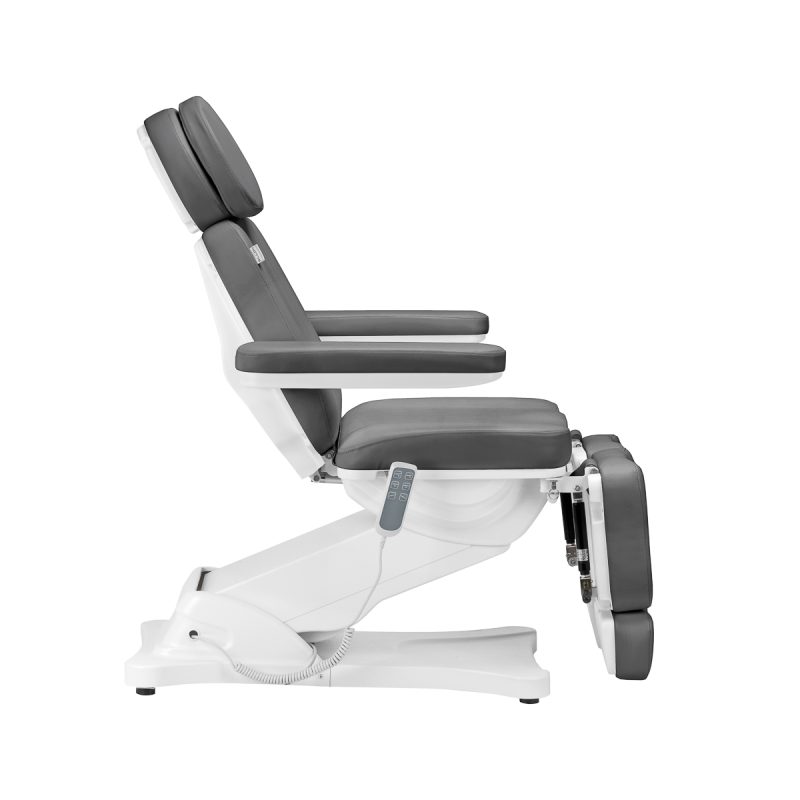 Електрически козметичен стол Sillon Classic 3 мотора люлка сив – снимка 2