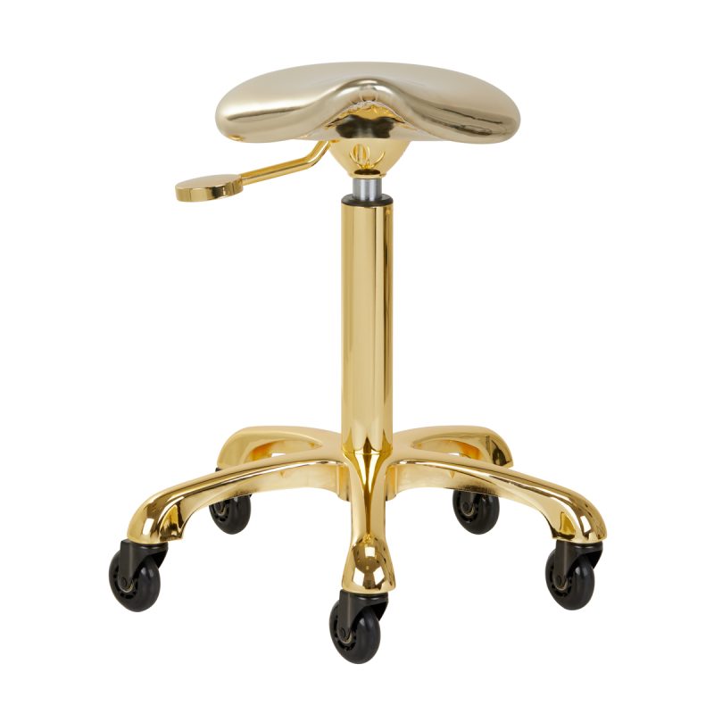 Табуретка Gabbiano Fine Roll Speed златна – снимка 2
