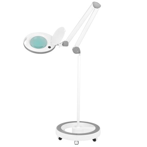 Лампа лупа с поставка Elegante - бяла 6014 60 LED SMD 5D