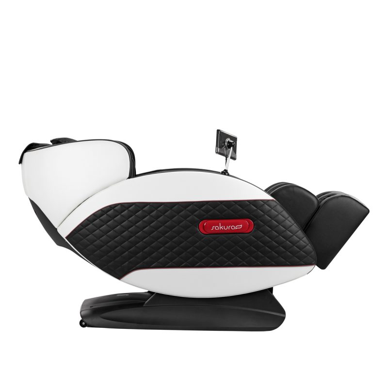 Масажен стол Sakura Standard 801 черен и червен – снимка 13