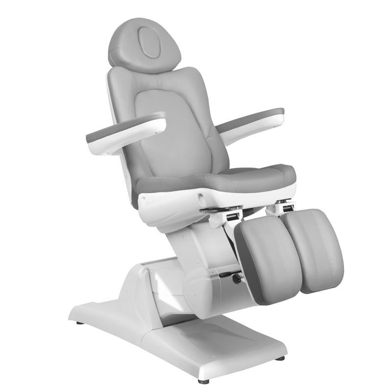 Електрически козметичен стол с 3 мотора - сив Azzurro 870S Pedi