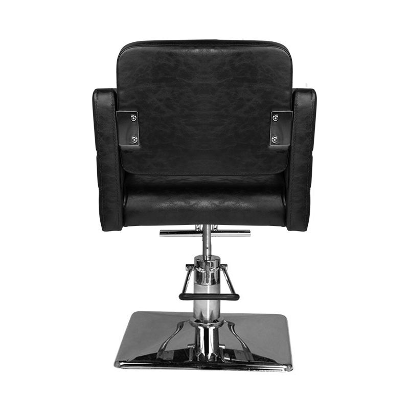 Фризьорски стол - черен Hair System SM362 – снимка 3