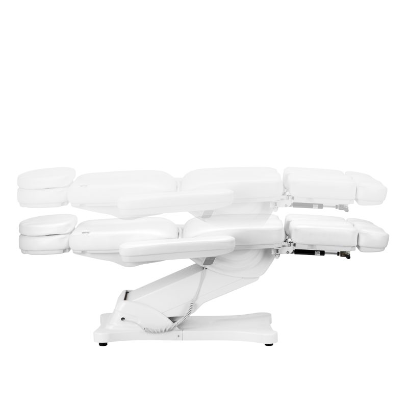 Електрически козметичен стол Sillon Classic 3 мотора люлка бял – снимка 5