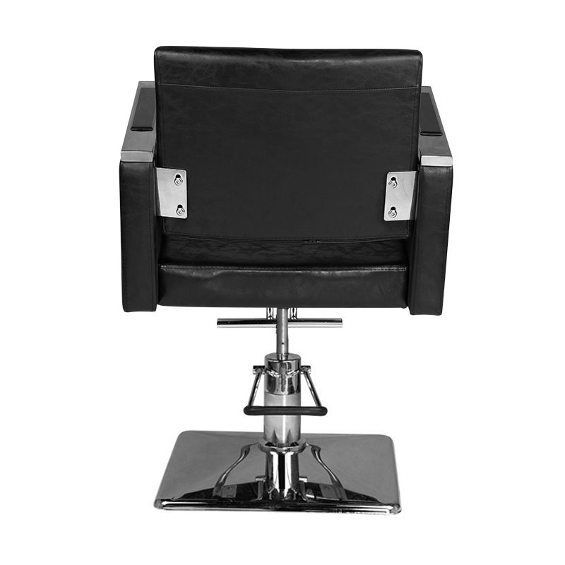 Фризьорски стол - черен Hair System SM363 – снимка 3