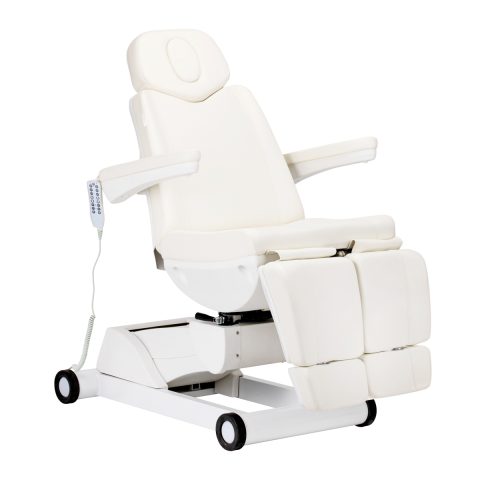 Електрически въртящ се козметичен стол Azzurro 873 Pedi бял