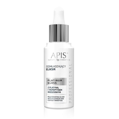 Apis Platinum Gloss подмладяващ еликсир с платинен и меден трипептид 30 мл