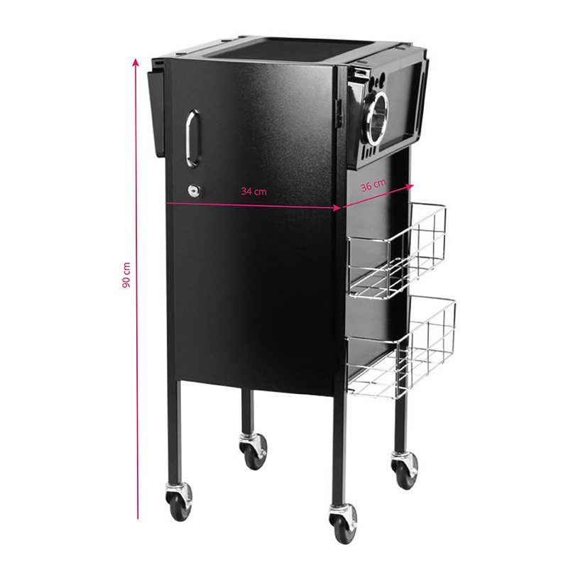 Фризьорски асистент Gabbiano Deluxe 500 черен – снимка 8