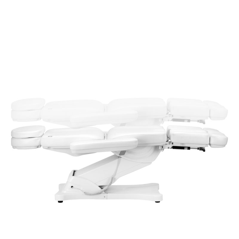 Електрически козметичен стол Sillon Classic с 2 педи мотора, бял – снимка 12