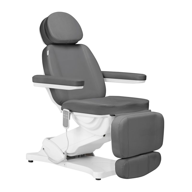 Електрически козметичен стол Sillon Classic 3 мотора сив
