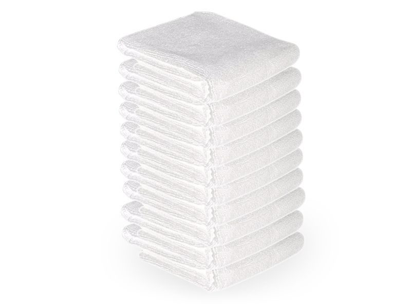 Микрофибрни кърпи - бели 73x40 см 10 бр
