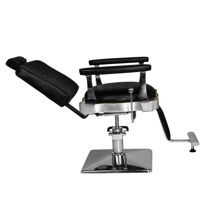 Бръснарски стол - черен Hair System SM180 – снимка 4