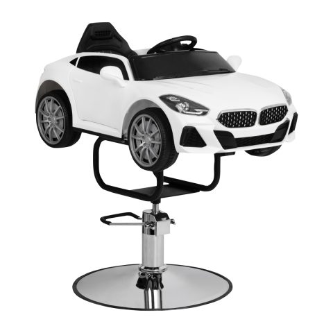 Детски фризьорски стол BM Car бял
