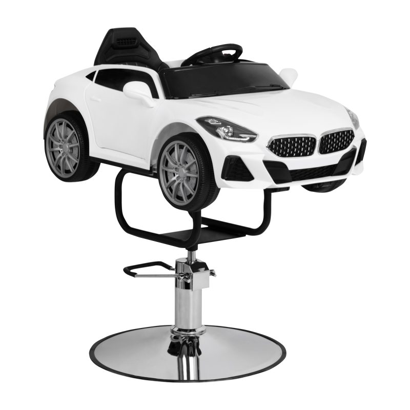 Детски фризьорски стол BM Car бял