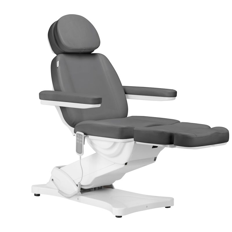 Електрически козметичен стол Sillon Classic 3 мотора сив
