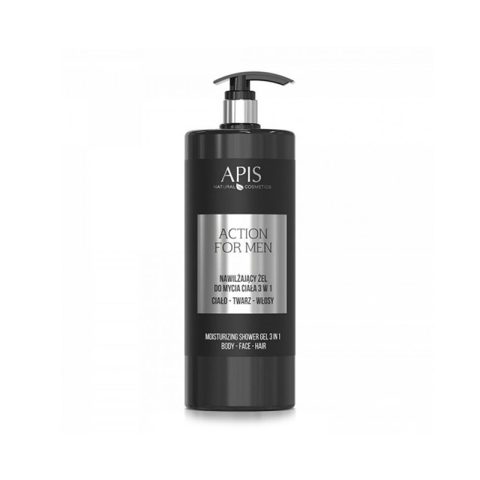 Apis Action for men - хидратиращ измиващ гел за тяло 3в1 капацитет 1л