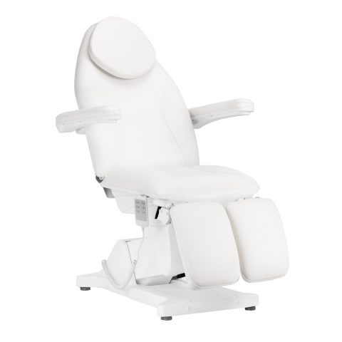 Електрически козметичен стол Sillon Basic pedi 3 мотора бял