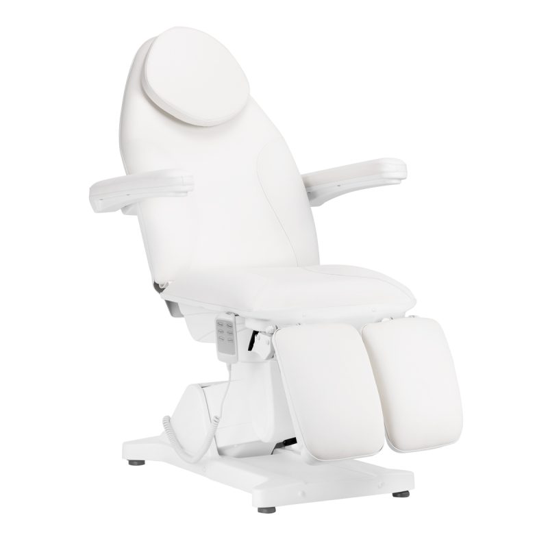 Електрически козметичен стол Sillon Basic pedi 3 мотора бял