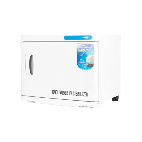Нагревател за кърпи с UV-C стерилизатор 23 L бял